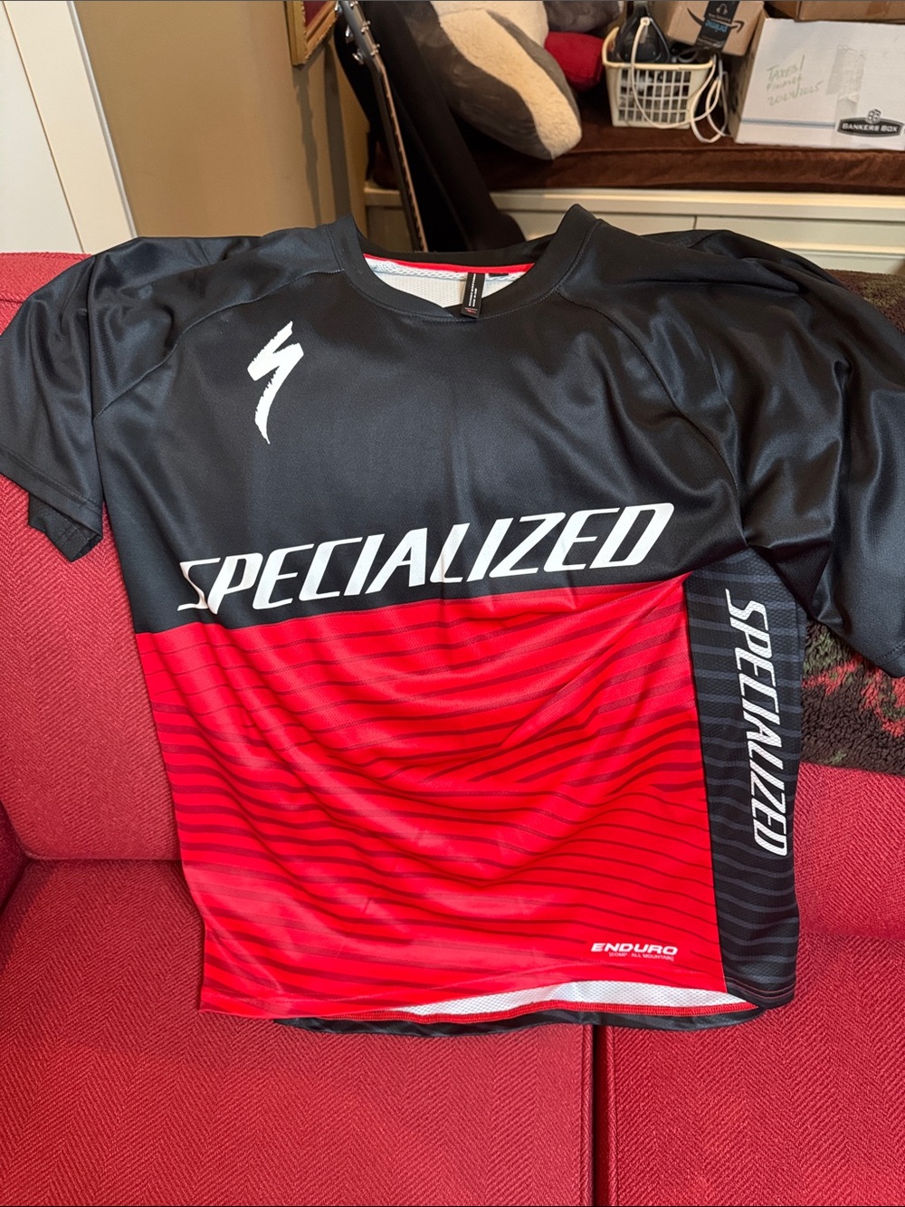 Specialized Black & Red Enduro MTB Jersey